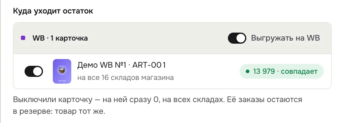 Блок «Куда уходит остаток»