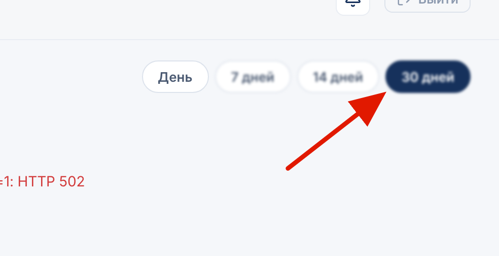 Период поисковых запросов